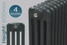 CT4-600-A-TH - Classic Anthracite 4 Column Radiator H600 X W1410 CT4-600-A-TH - Classic Anthracite 4 Column Radiator H600 X W1410
